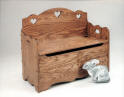 oak toy chest